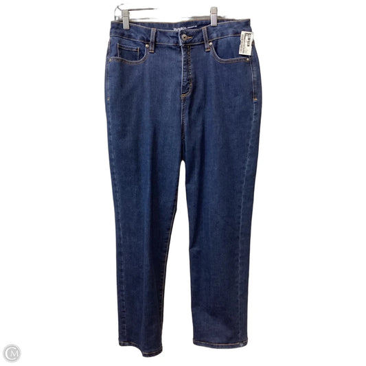 Jeans Straight By Style And Company In Blue Denim, Size: 12