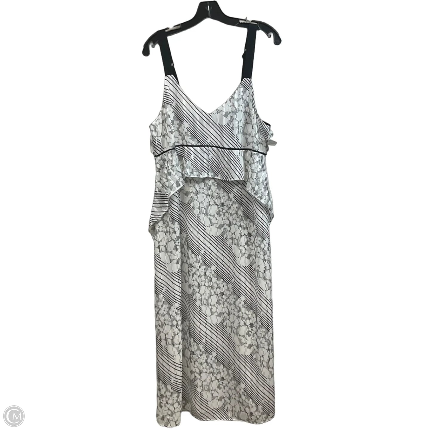 Dress Casual Midi By Cabi In White, Size: S