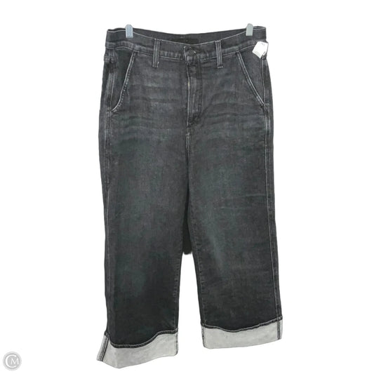 Jeans Wide Leg By Joes Jeans In Black Denim, Size: 10