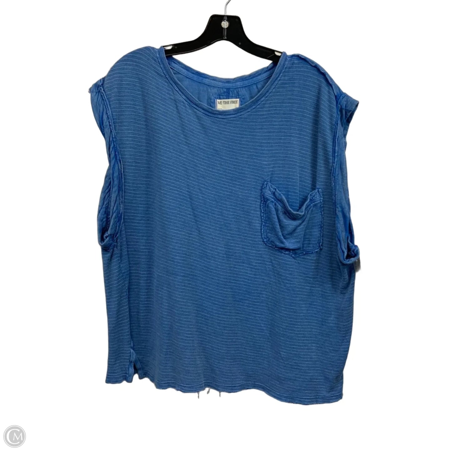 Top Sleeveless By We The Free In Blue, Size: M
