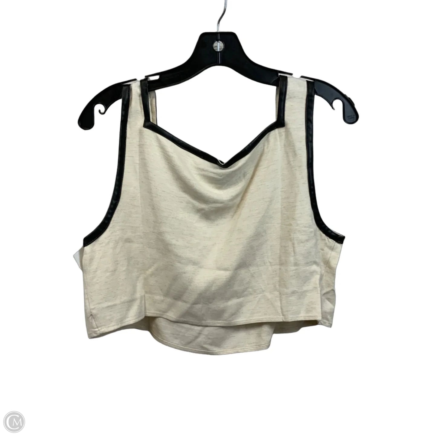 Top Sleeveless By WEWOREWHAT In Cream, Size: M