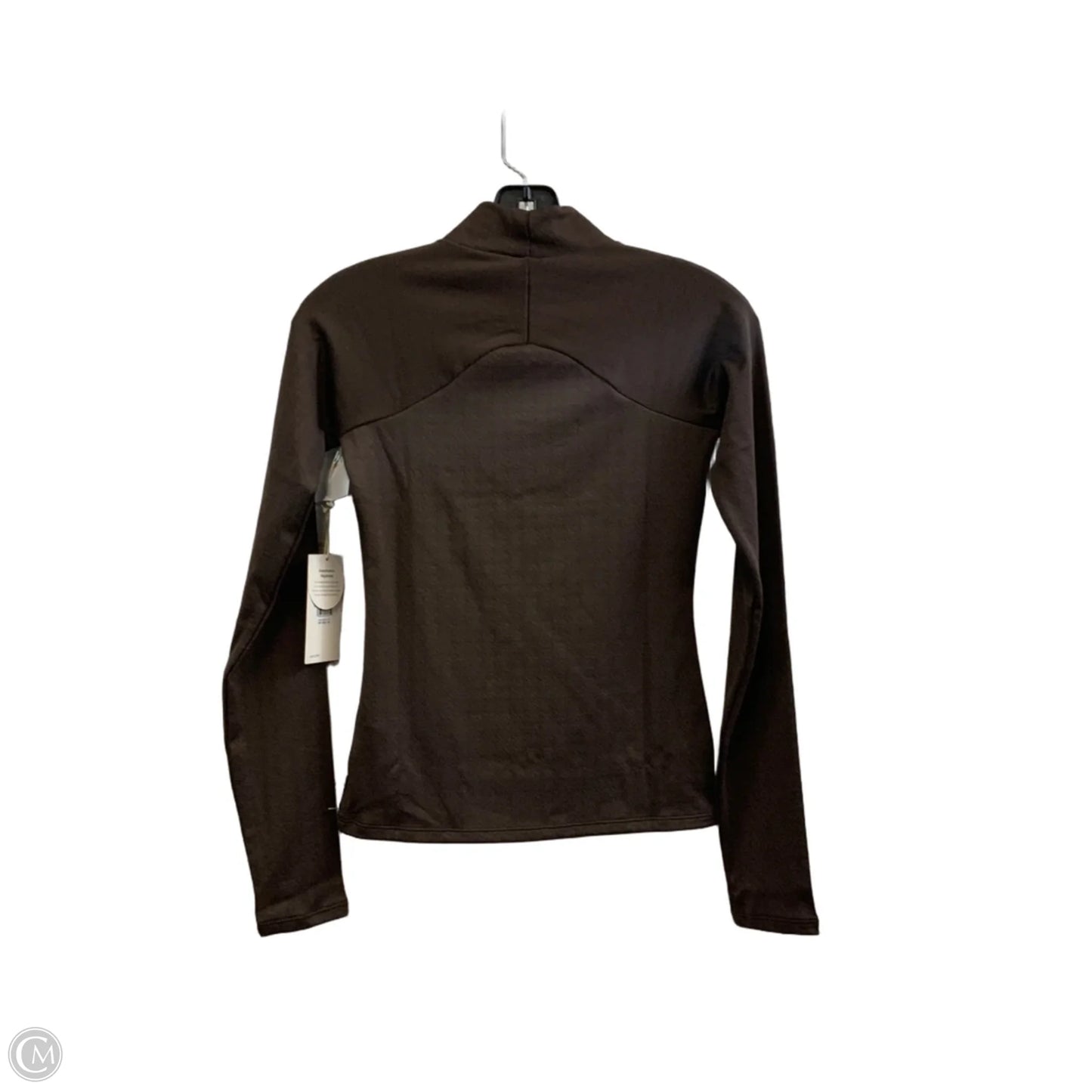 Athletic Top Long Sleeve Collar By Vuori In Brown, Size: Xs
