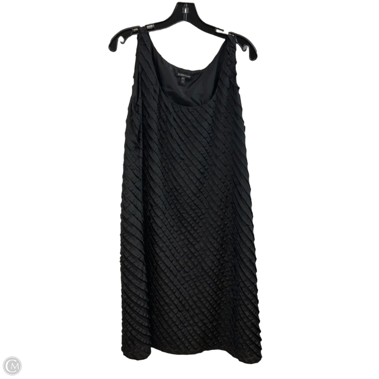 Dress Casual Short By Eileen Fisher In Black, Size: L