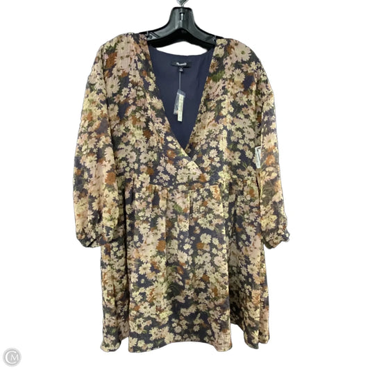 Dress Casual Short By Madewell In Blue, Size: M