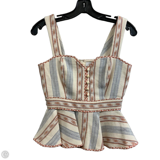 Top Sleeveless By Hunter Bell In Cream, Size: Xs