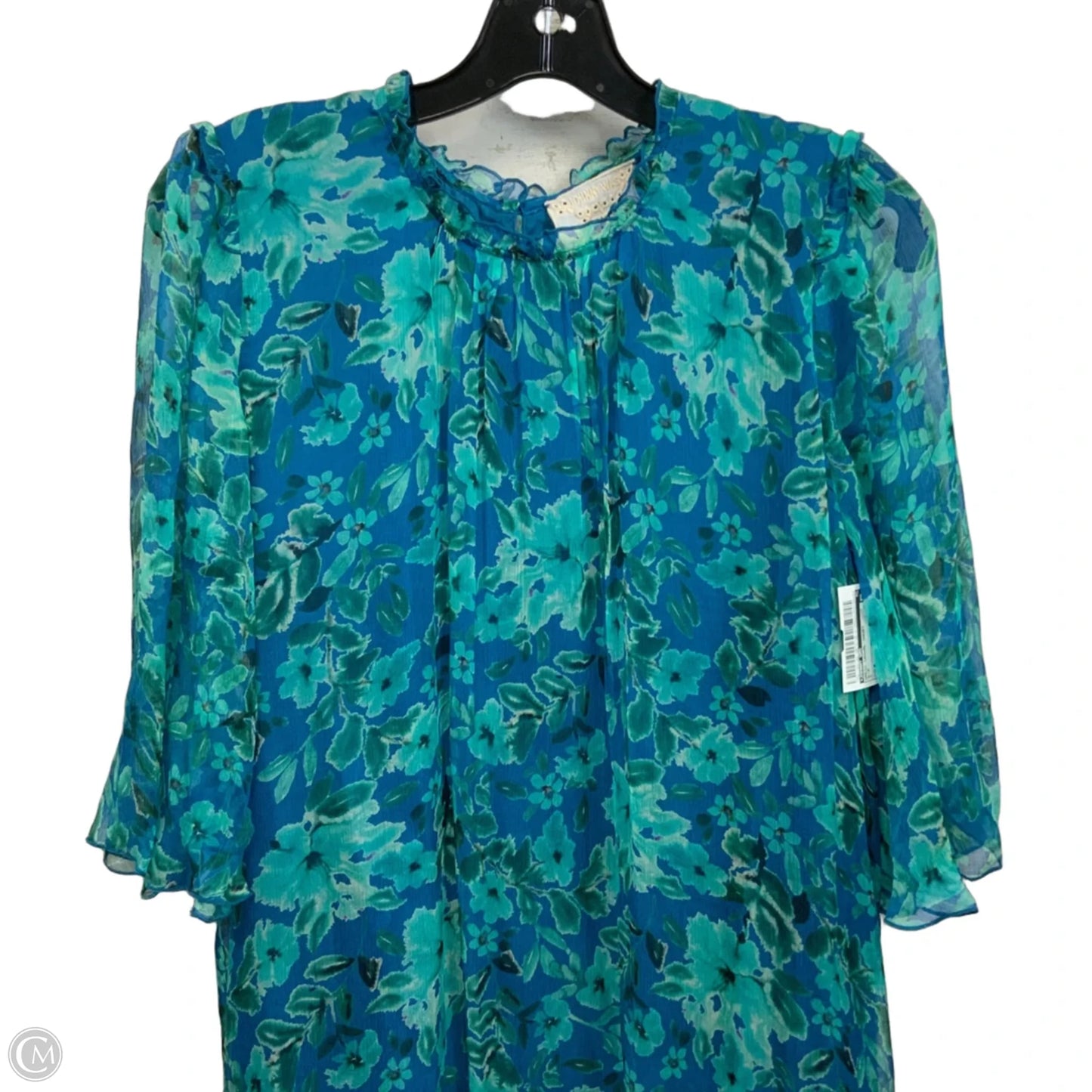 Dress Casual Short By Johnny Was In Blue, Size: M