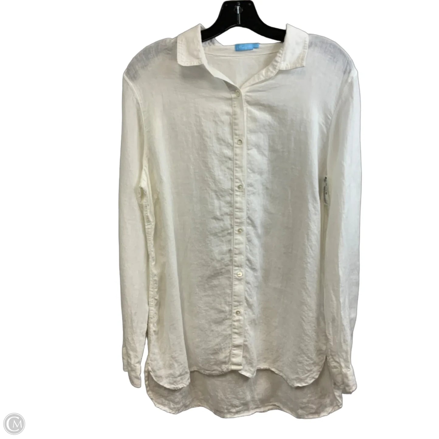 Blouse Long Sleeve By J Mclaughlin In White, Size: L