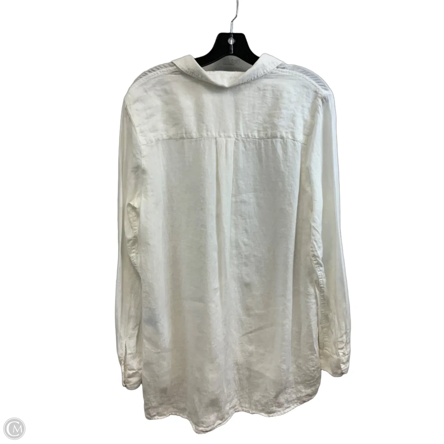 Blouse Long Sleeve By J Mclaughlin In White, Size: L