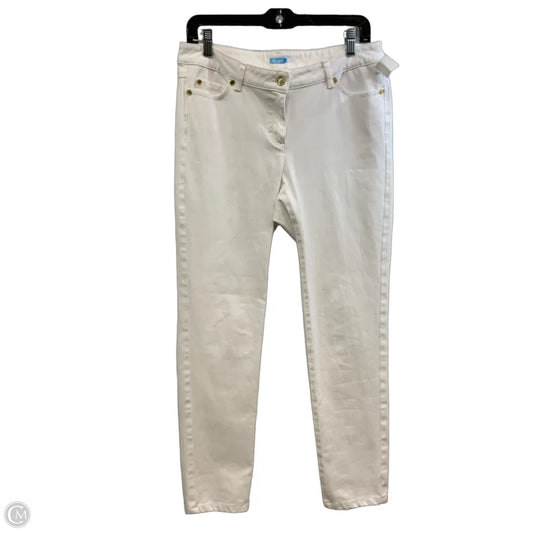 Jeans Skinny By J Mclaughlin In White Denim, Size: 8