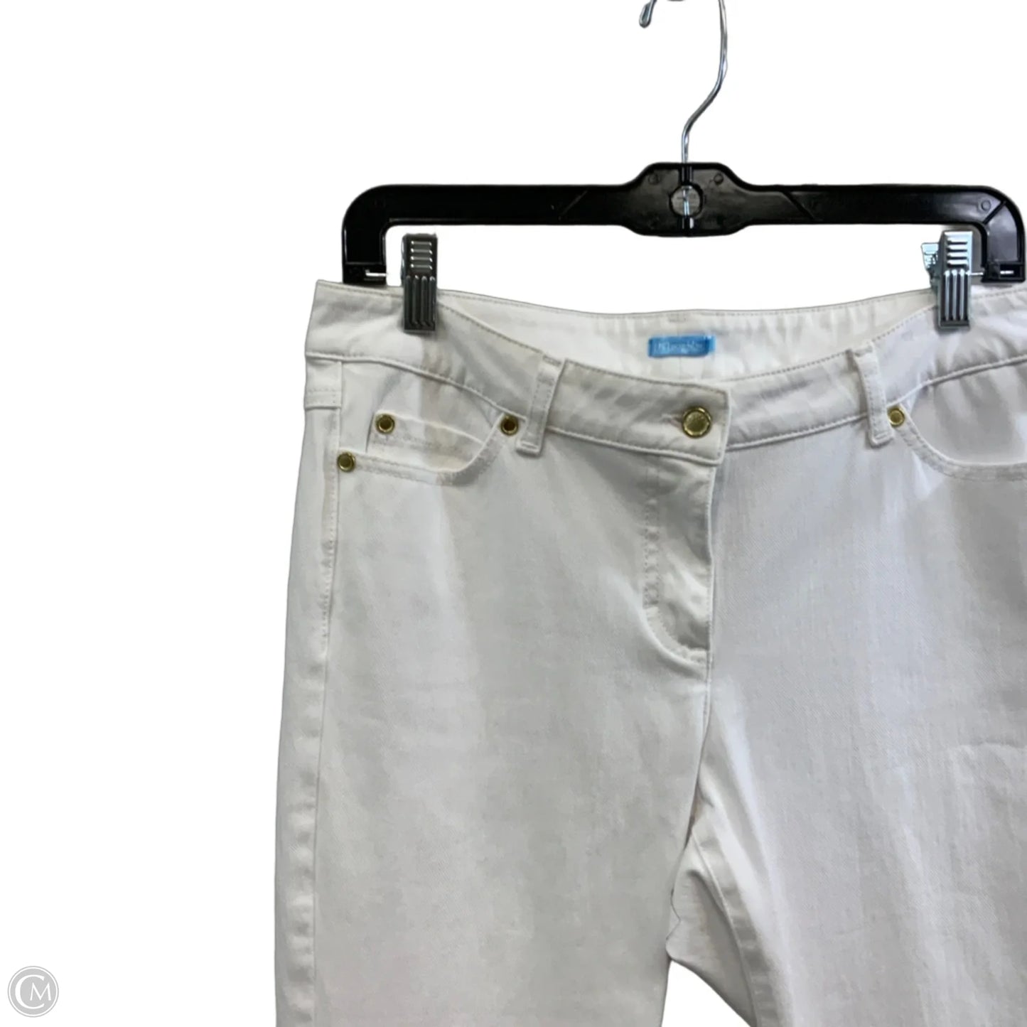 Jeans Skinny By J Mclaughlin In White Denim, Size: 8