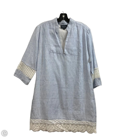 Dress Casual Short By French Curve In Blue, Size: M
