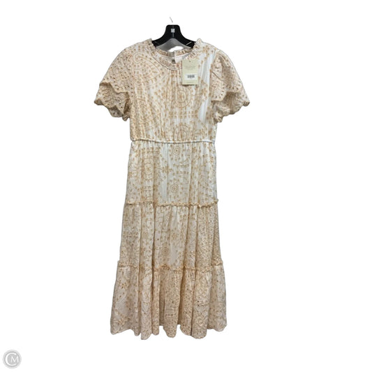 Dress Casual Midi By Hayden La In Cream, Size: M