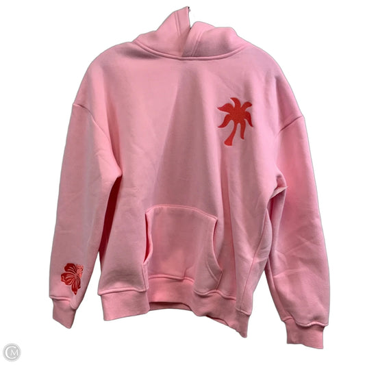 Sweatshirt Hoodie By PINK PALM PUFF In Pink, Size: Xs