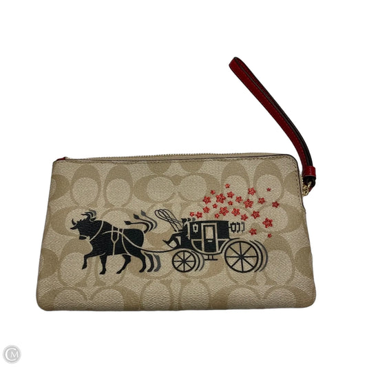 Wristlet Designer By Coach, Size: Small