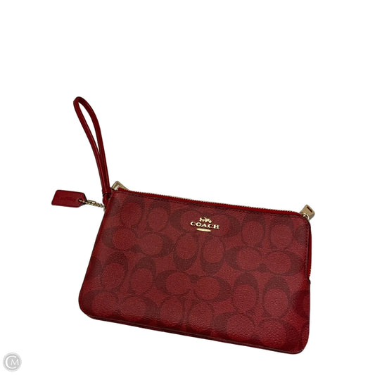 Wristlet Designer By Coach, Size: Large