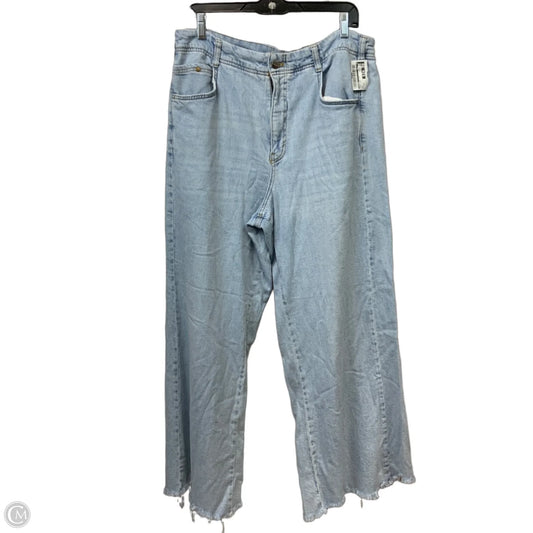 Jeans Wide Leg By Pilcro In Blue Denim, Size: 14