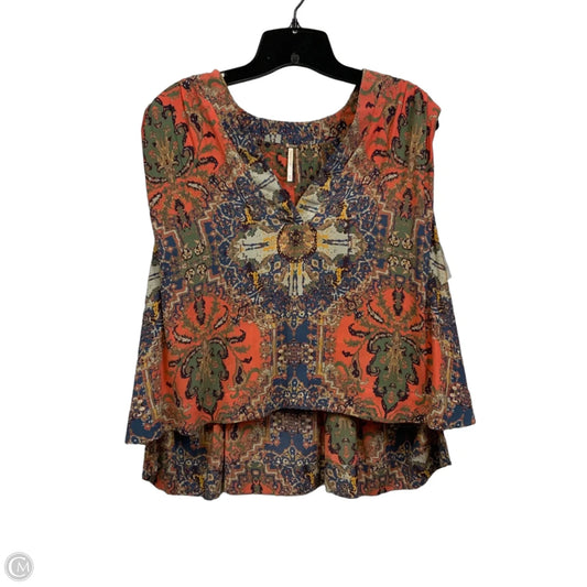 Blouse Sleeveless By Free People In Camouflage Print, Size: Xs
