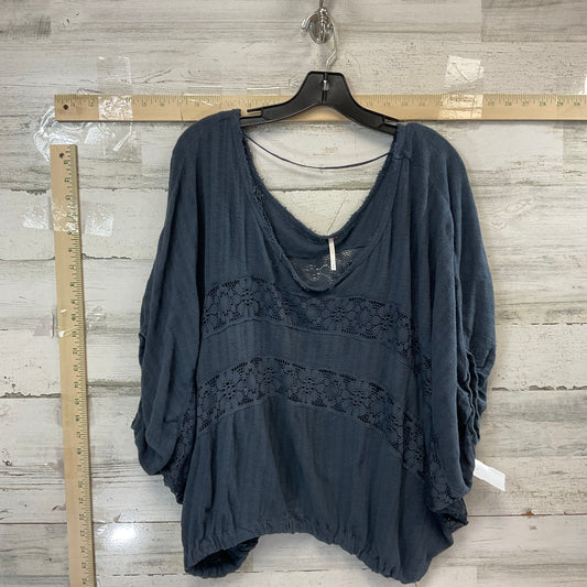 Grey Top Short Sleeve Free People, Size M