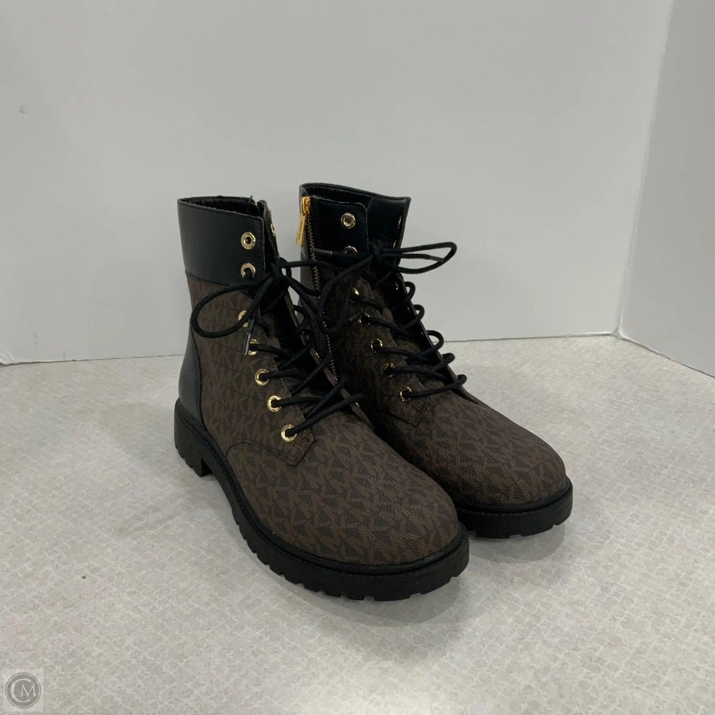 Boots Ankle Flats By Michael By Michael Kors In Brown, Size: 9.5