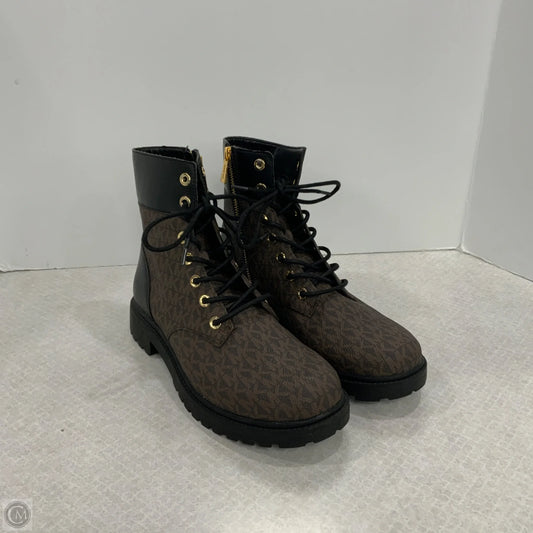 Boots Ankle Flats By Michael By Michael Kors In Brown, Size: 9.5