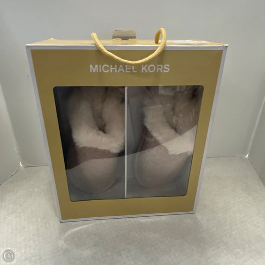 Slippers Designer By Michael Kors In Pink, Size: 8