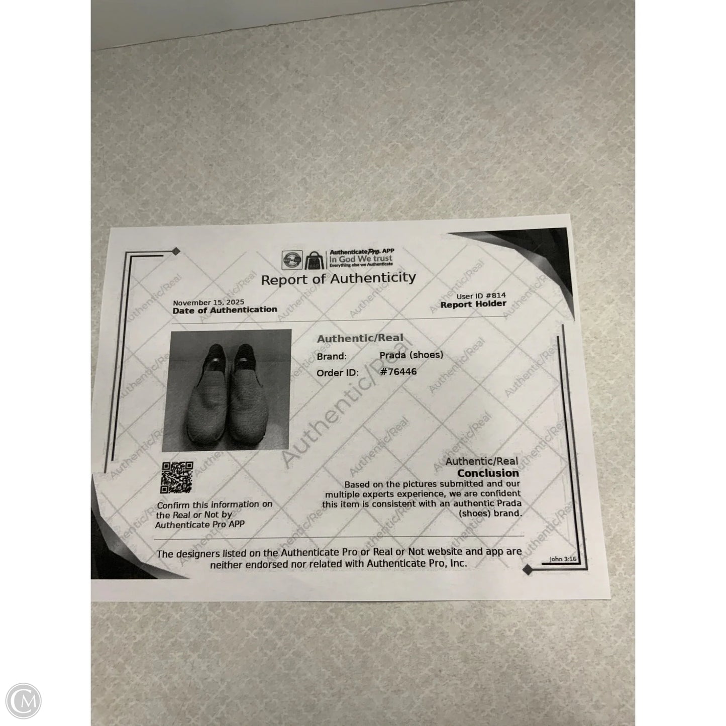 Shoes Luxury Designer By Prada In Grey, Size: 6.5