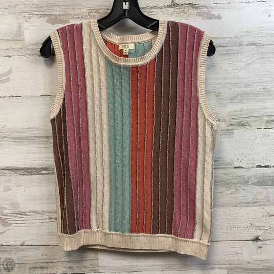 Top Sleeveless By Kori America In Cream, Size: M