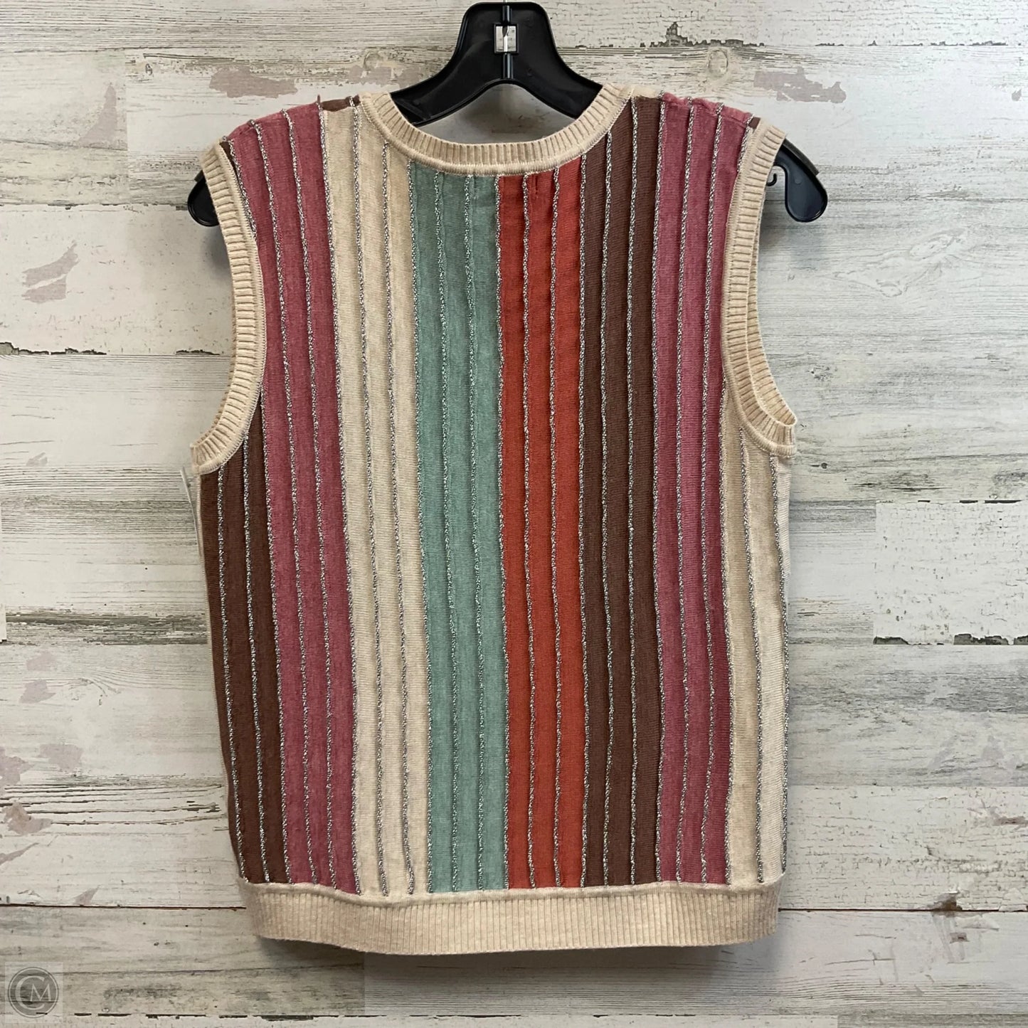 Top Sleeveless By Kori America In Cream, Size: M