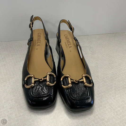 Shoes Heels Block By Carmela  In Black, Size: 9
