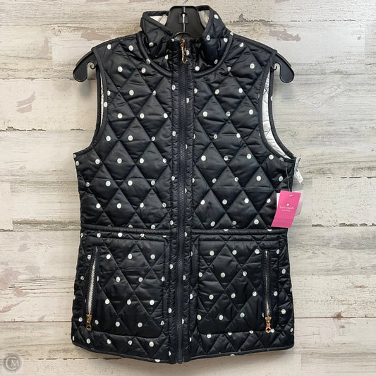 Vest Designer By Kate Spade In Black, Size: Xs