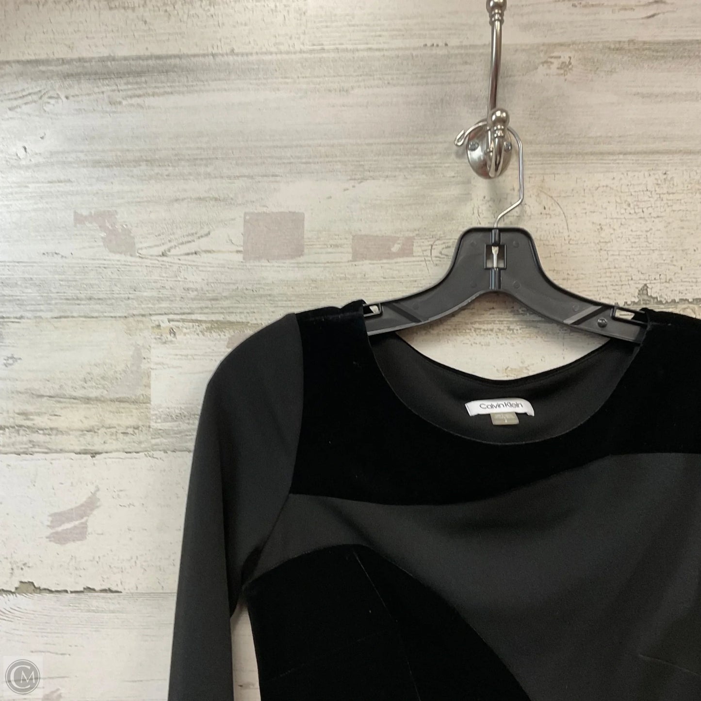 Dress Party Midi By Calvin Klein In Black, Size: Xs