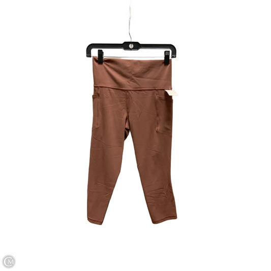 Athletic Leggings By Athleta In Brown, Size: S