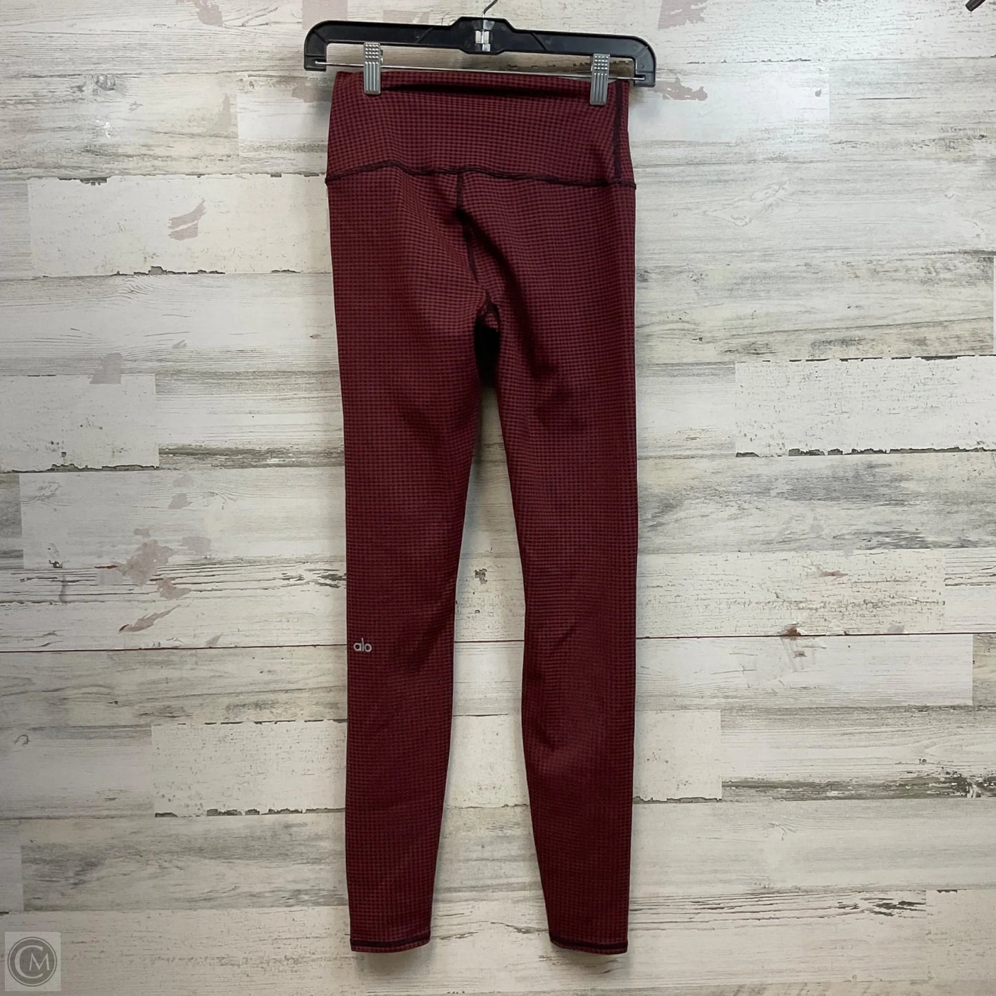 Athletic Leggings By Alo In Red, Size: S