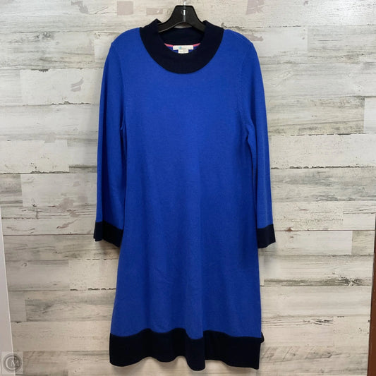 Dress Sweater By Boden In Blue, Size: 12