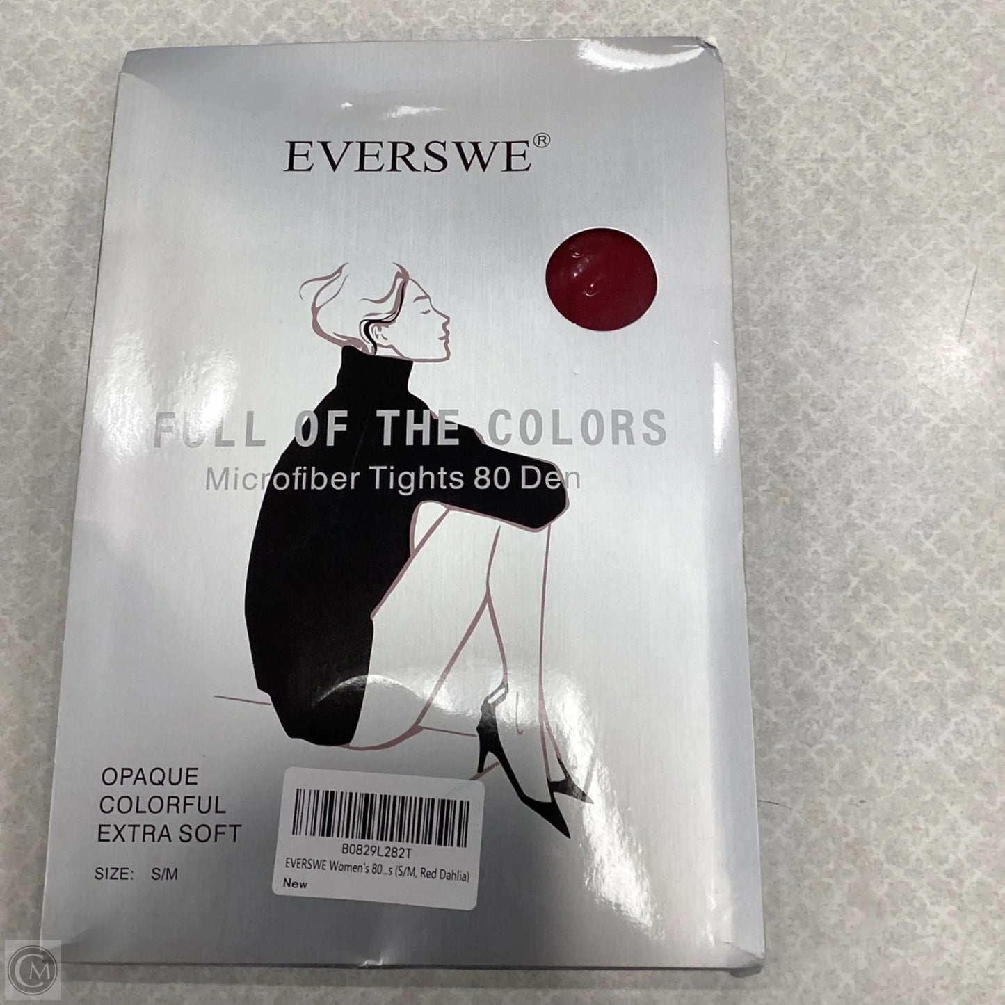 Tights By Cmf In Red, Size: S