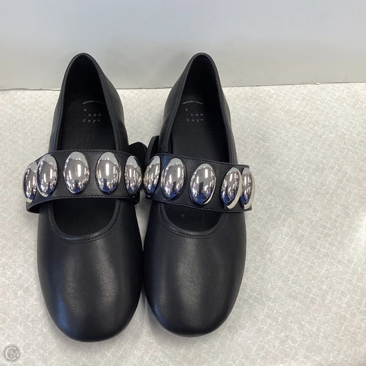 Shoes Flats By A New Day In Black, Size: 10