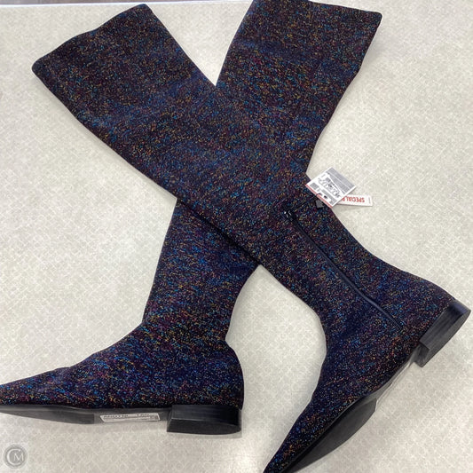 Boots Over-the-knee Heels By Zara In Black, Size: 8