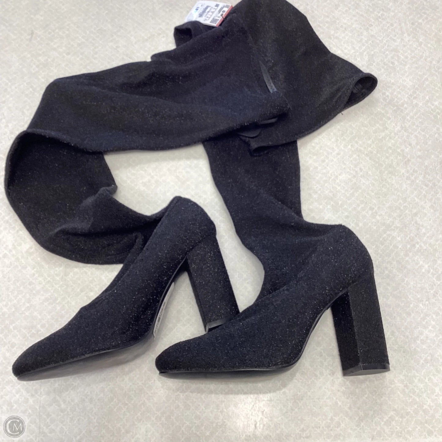 Boots Over-the-knee Heels By Zara In Black, Size: 7.5