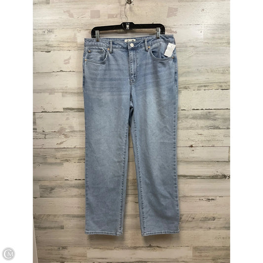 Jeans Straight By Seven 7 In Blue Denim, Size: 10