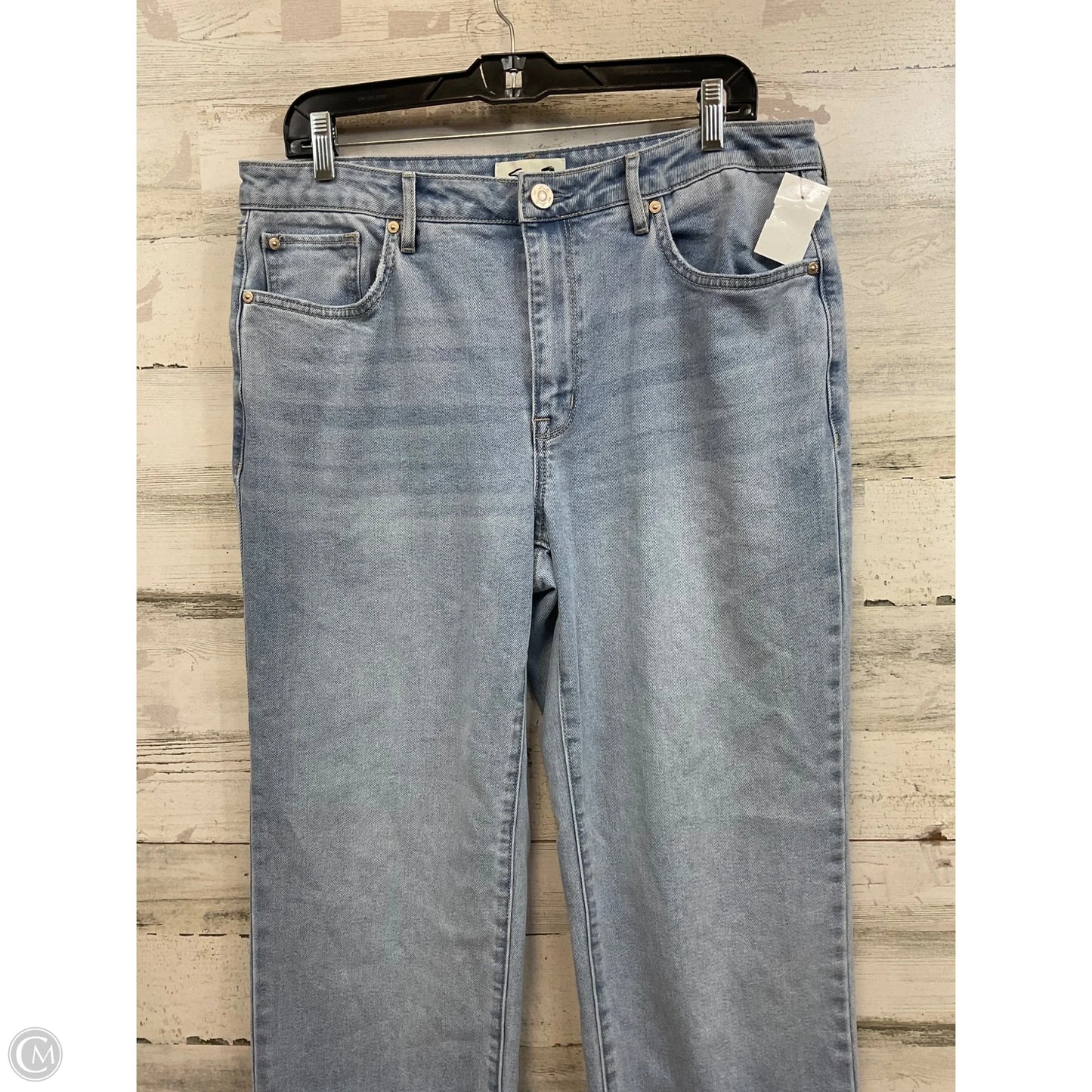 Jeans Straight By Seven 7 In Blue Denim, Size: 10