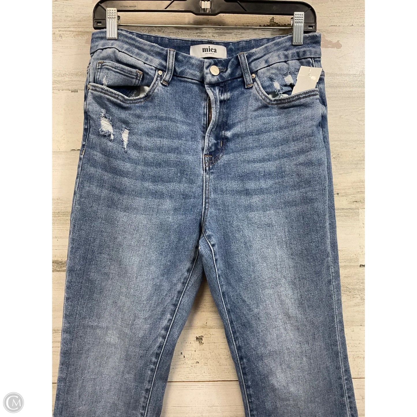 Jeans Boot Cut By Micas In Blue Denim, Size: 10