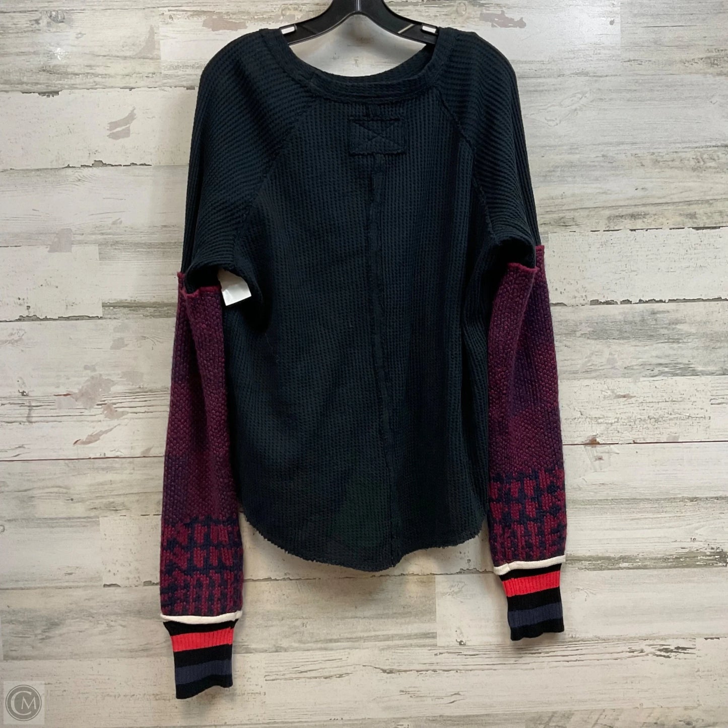 Top Long Sleeve By We The Free In Black, Size: M