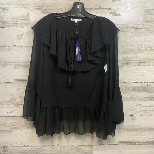 Top Long Sleeve Designer By Rebecca Minkoff In Black, Size: Xs