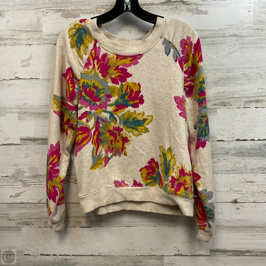 Top Long Sleeve By Saturday/sunday In Cream, Size: S