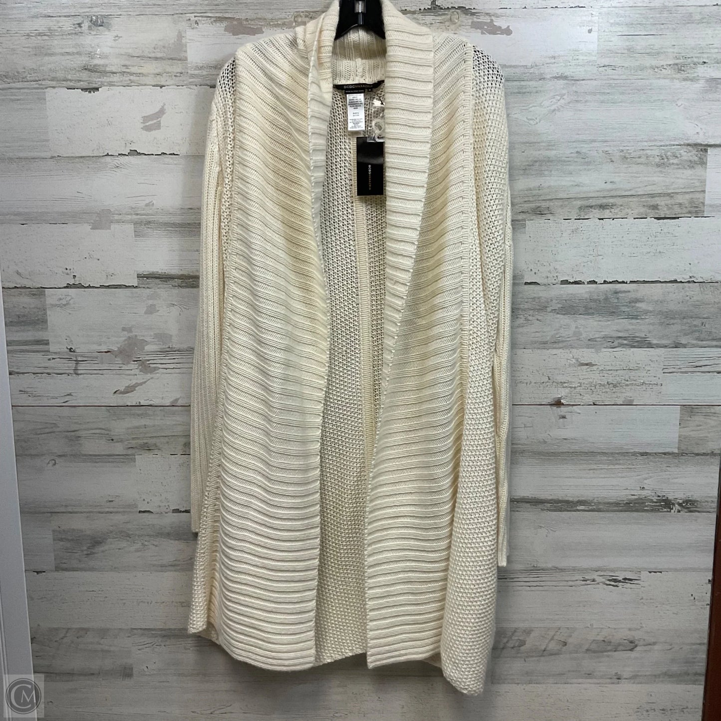 Sweater Cardigan By Bcbg In Cream, Size: M