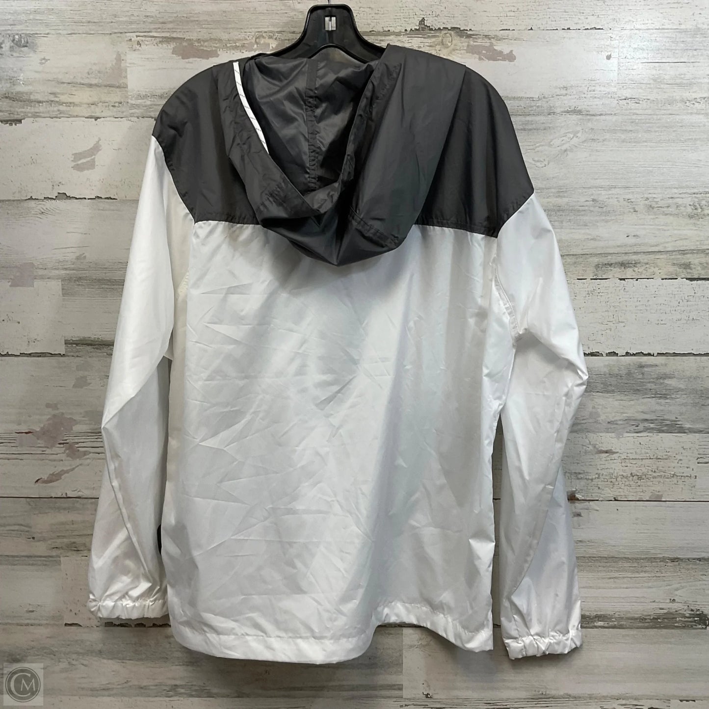 Jacket Windbreaker By Columbia In White, Size: M