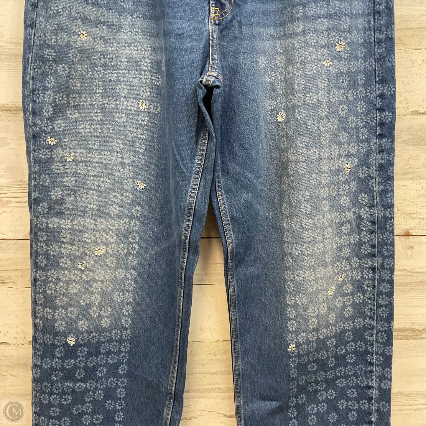 Jeans Straight By Universal Thread In Blue Denim, Size: 16