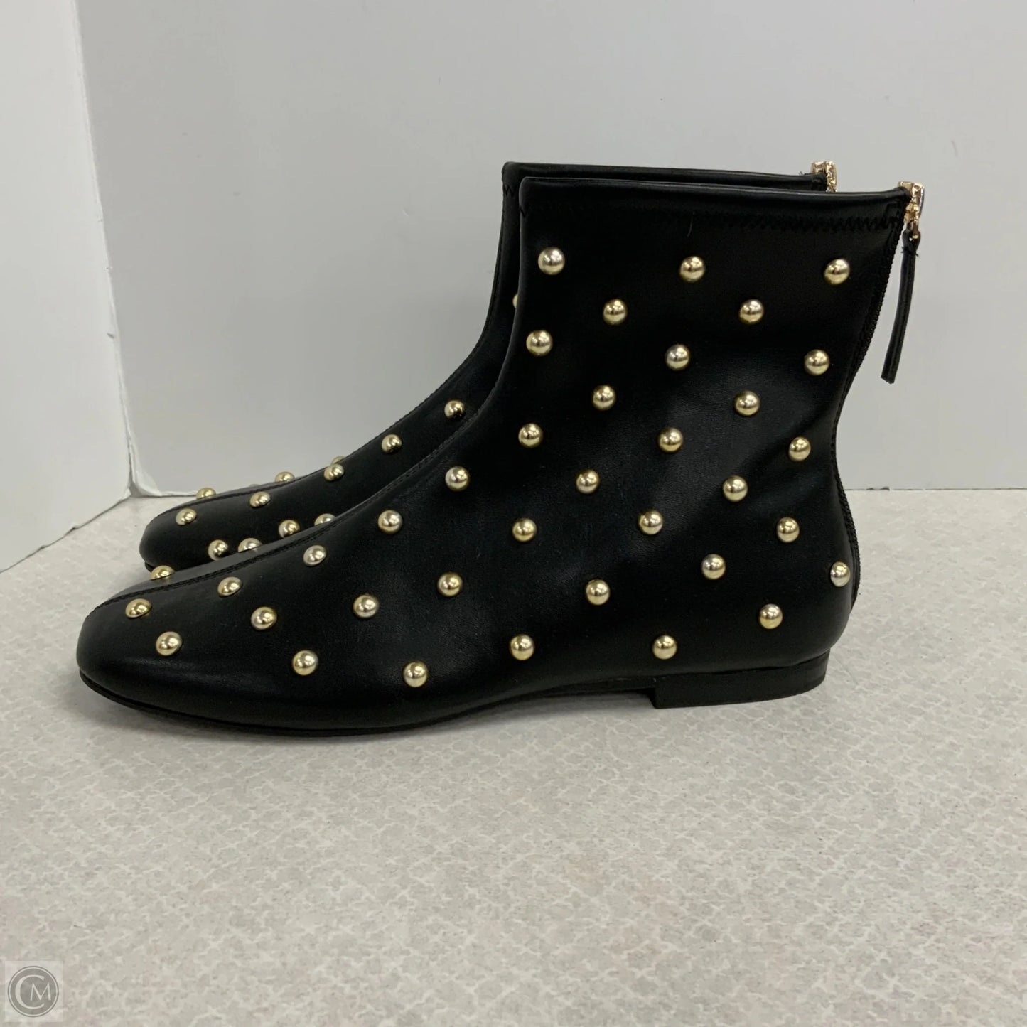 Boots Ankle Flats By Scoop In Black, Size: 11