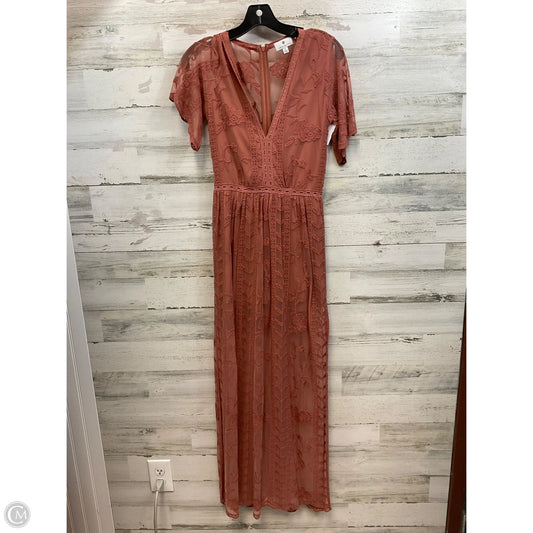 Dress Casual Maxi By Socialite In Pink, Size: S