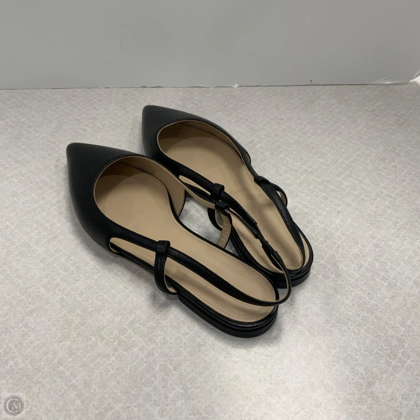 Shoes Flats By Theory In Black, Size: 7